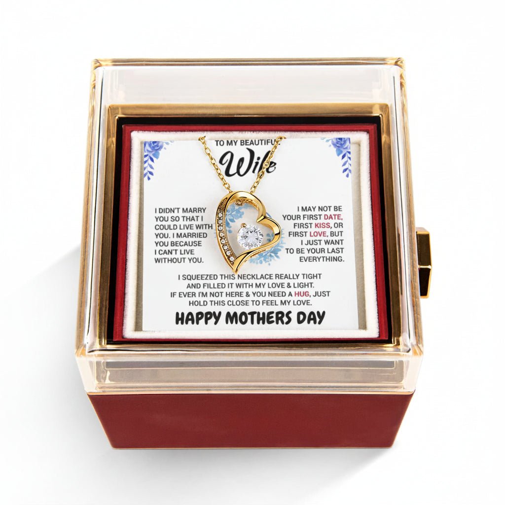 Happy Mothers Day Necklace to my Beautiful Wife and Mother of my Children. - Gilded Age Store