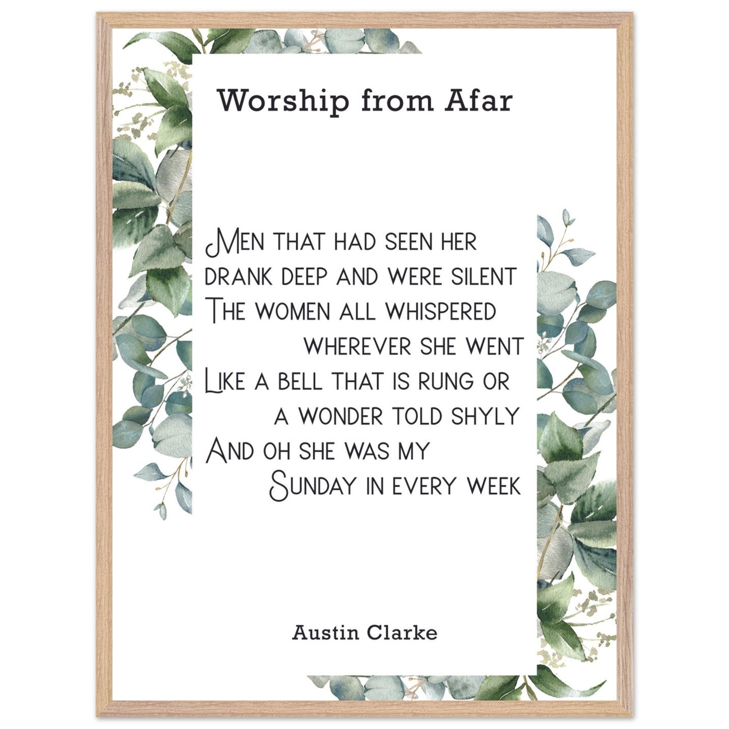 Premium Wooden Framed Poster With Premium Semi - Glossy Paper - Gilded Age Store
