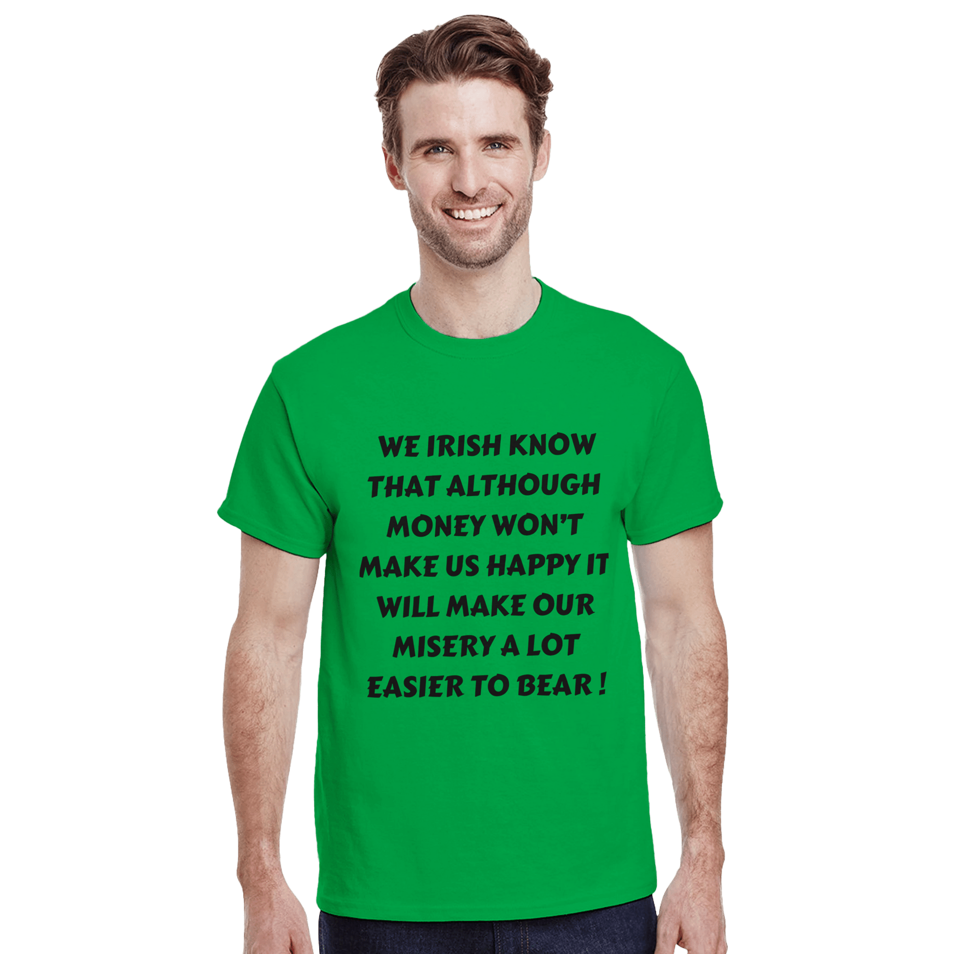 Heavyweight Unisex Crewneck T-shirt | Gildan® 5000 Irish Green - Gilded Age Store