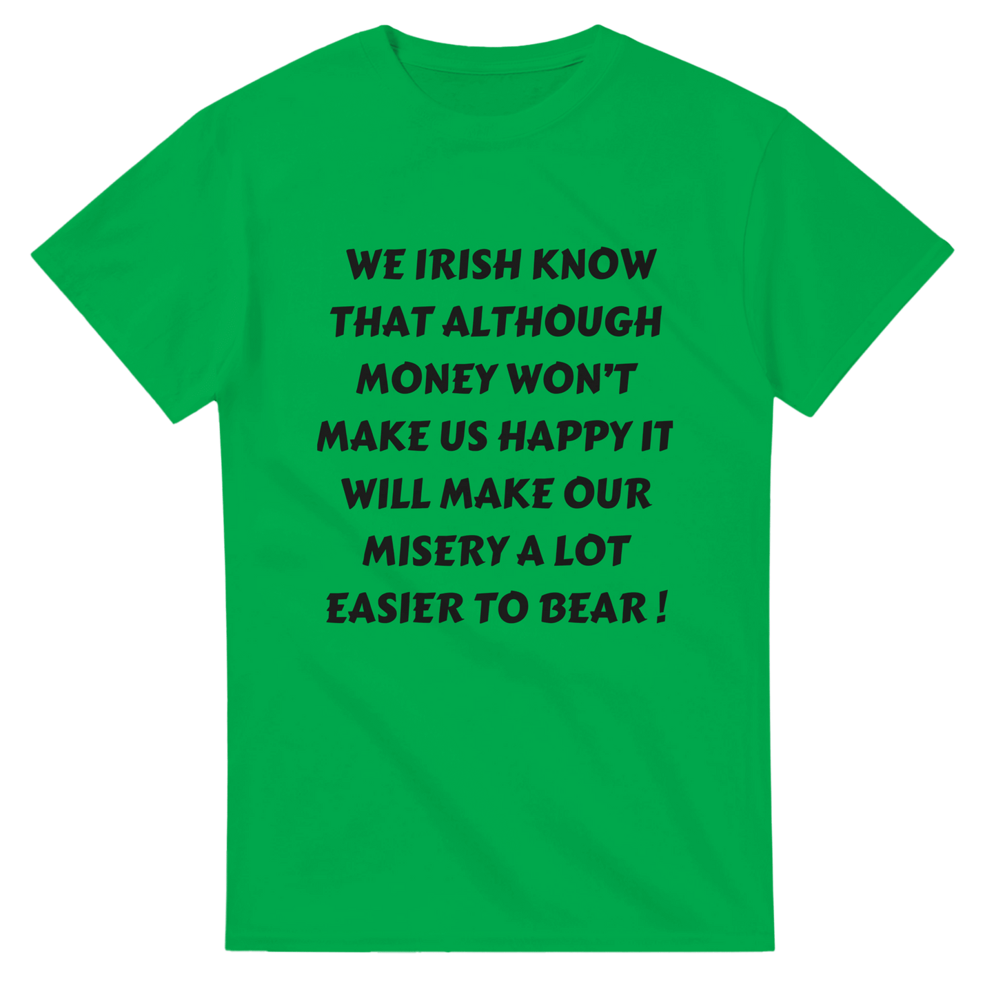 Heavyweight Unisex Crewneck T-shirt | Gildan® 5000 Irish Green - Gilded Age Store