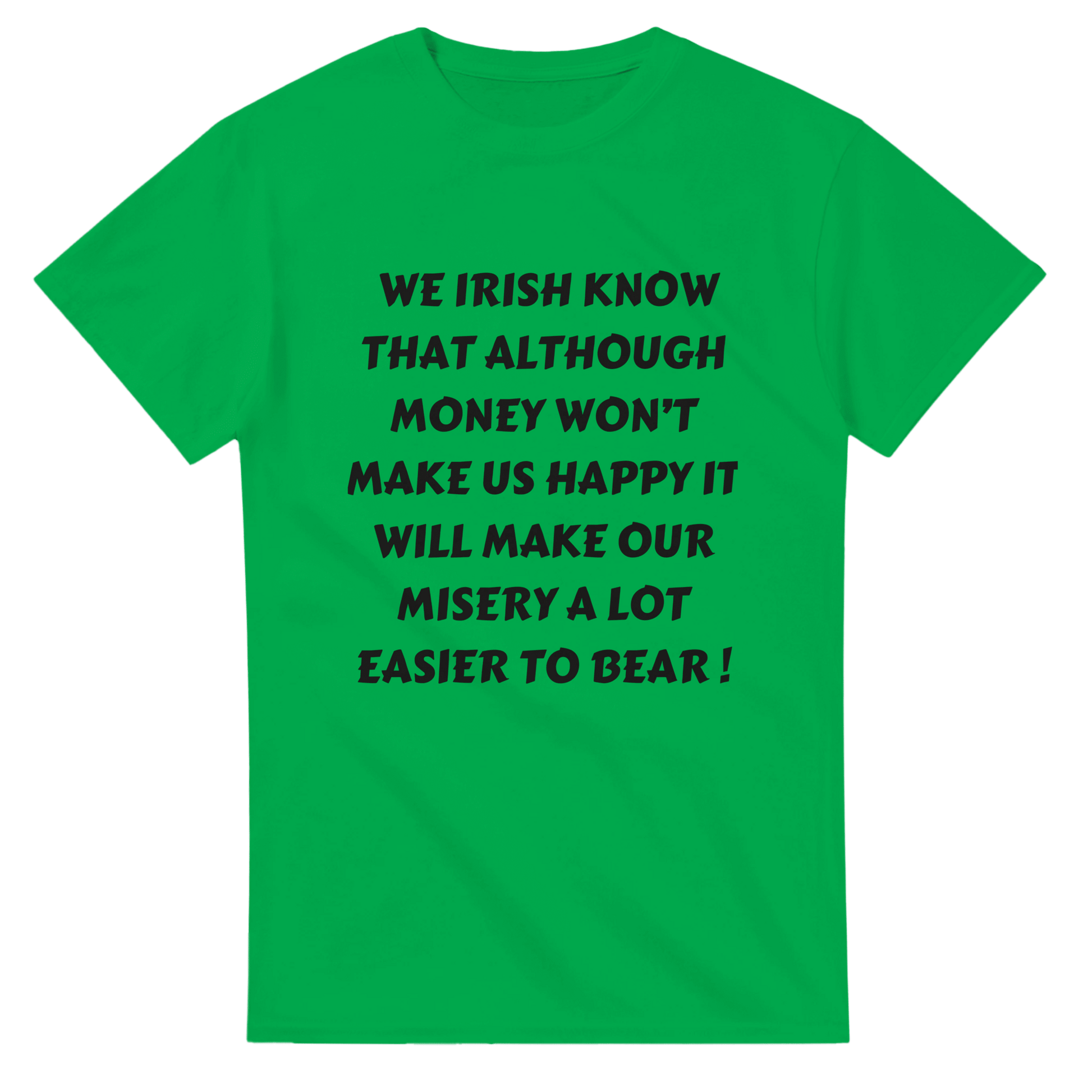 Heavyweight Unisex Crewneck T-shirt | Gildan® 5000 Irish Green - Gilded Age Store