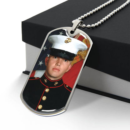 To My Veteran Dad - Father's Day Dog Tag Necklace | Military Gift & Message Card - Gilded Age Store