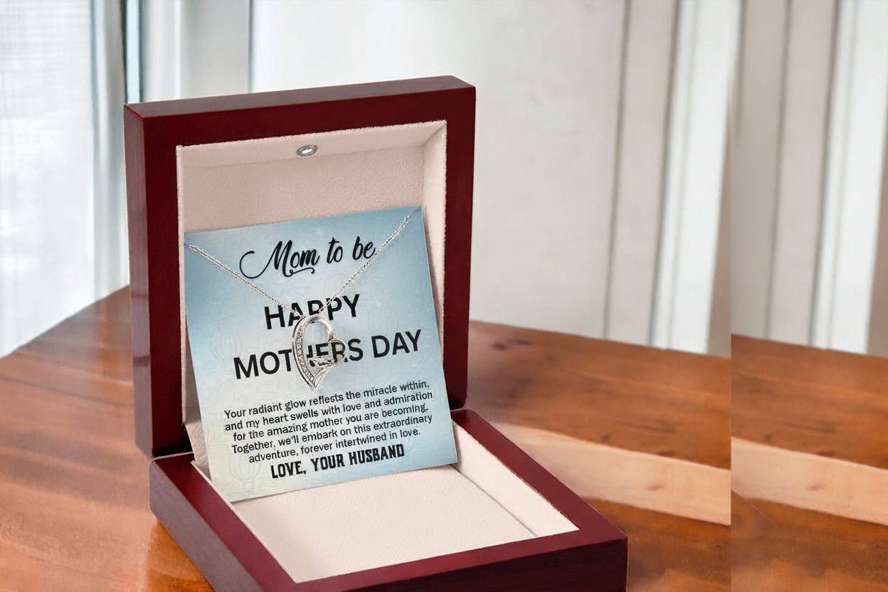Mothers Day Necklace Gift for mother to be. - Gilded Age Store