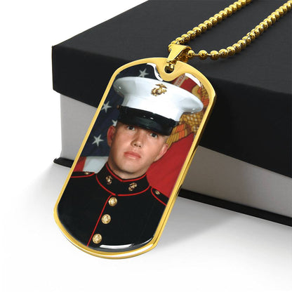 To My Veteran Dad - Father's Day Dog Tag Necklace | Military Gift & Message Card - Gilded Age Store