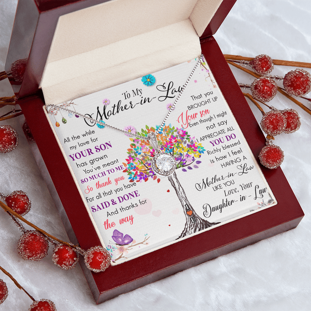 Mother in Law Necklace gift for Mother's Day. - Gilded Age Store