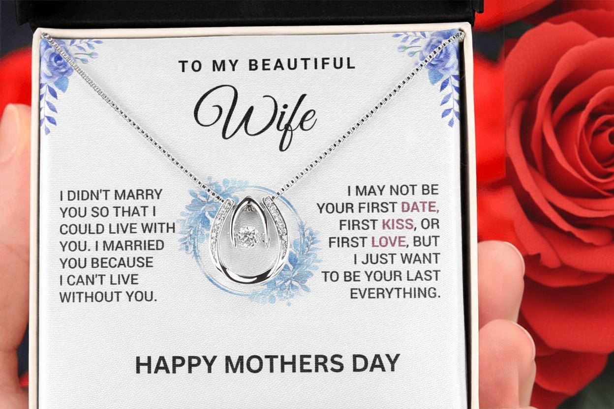 Mothers Day Necklace Gift for my beautiful wife. - Gilded Age Store