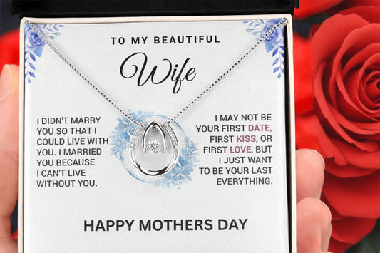 Mothers Day Necklace Gift for my beautiful wife. - Gilded Age Store