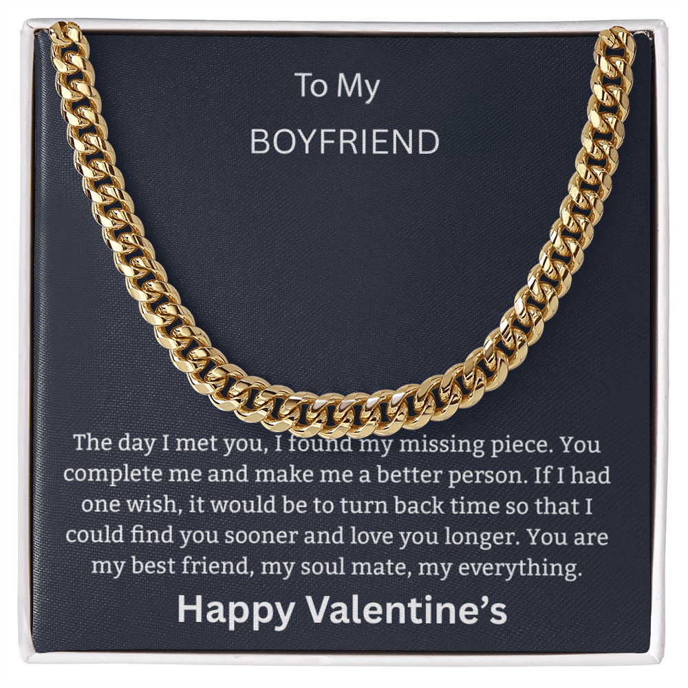 To My Boyfriend So Glad I found You - Happy Valentine's Day - Gilded Age Store