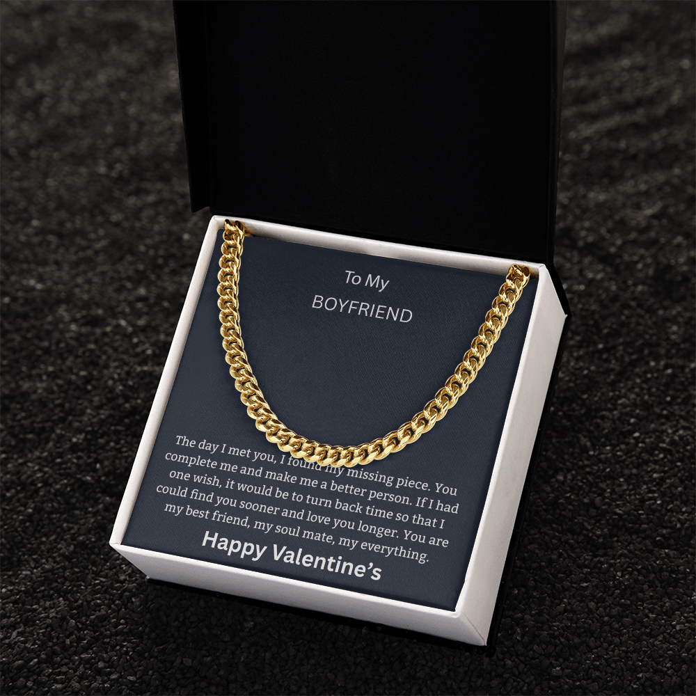 To My Boyfriend So Glad I found You - Happy Valentine's Day - Gilded Age Store