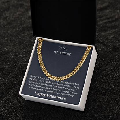 To My Boyfriend So Glad I found You - Happy Valentine's Day - Gilded Age Store