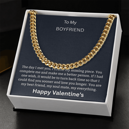 To My Boyfriend So Glad I found You - Happy Valentine's Day - Gilded Age Store