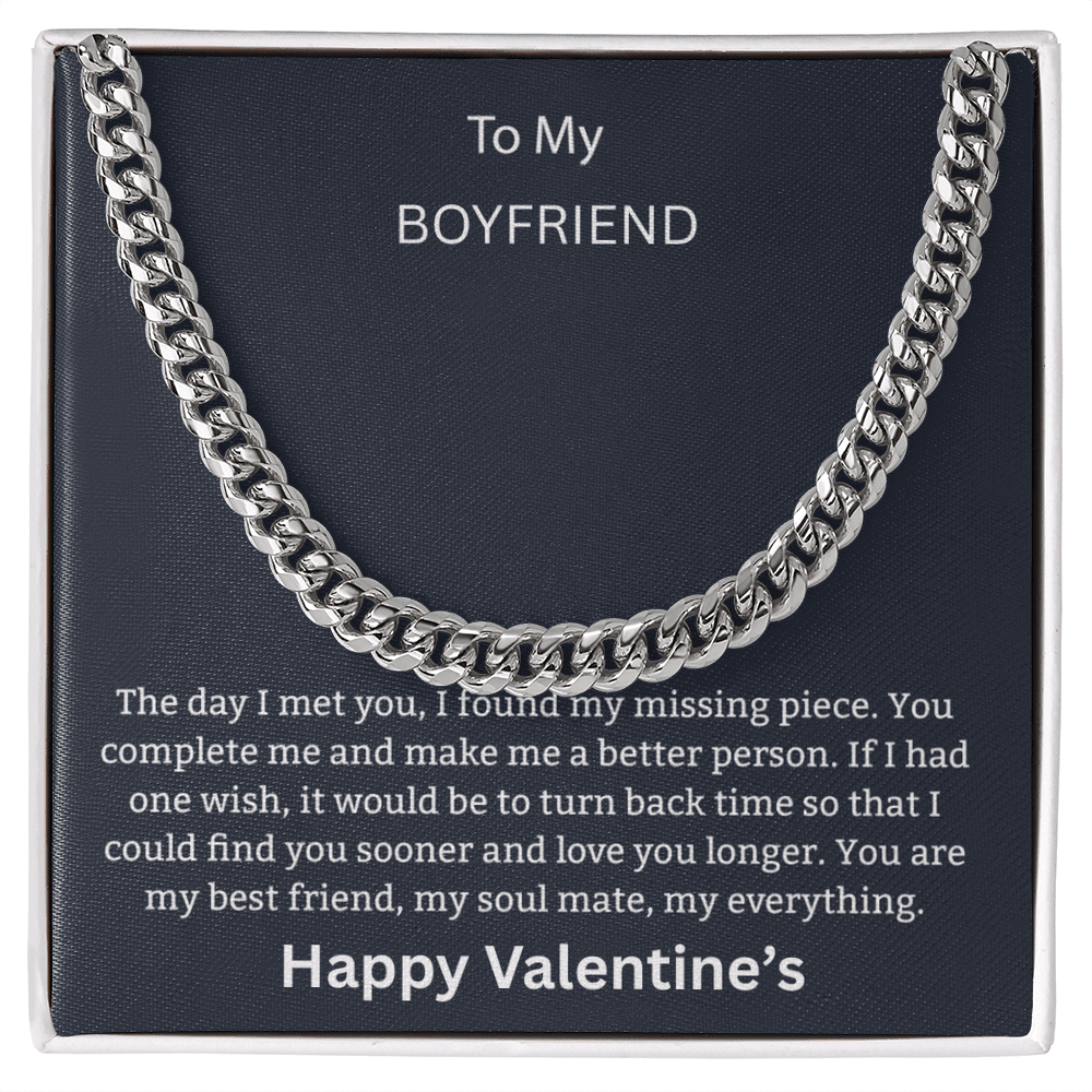 To My Boyfriend So Glad I found You - Happy Valentine's Day - Gilded Age Store