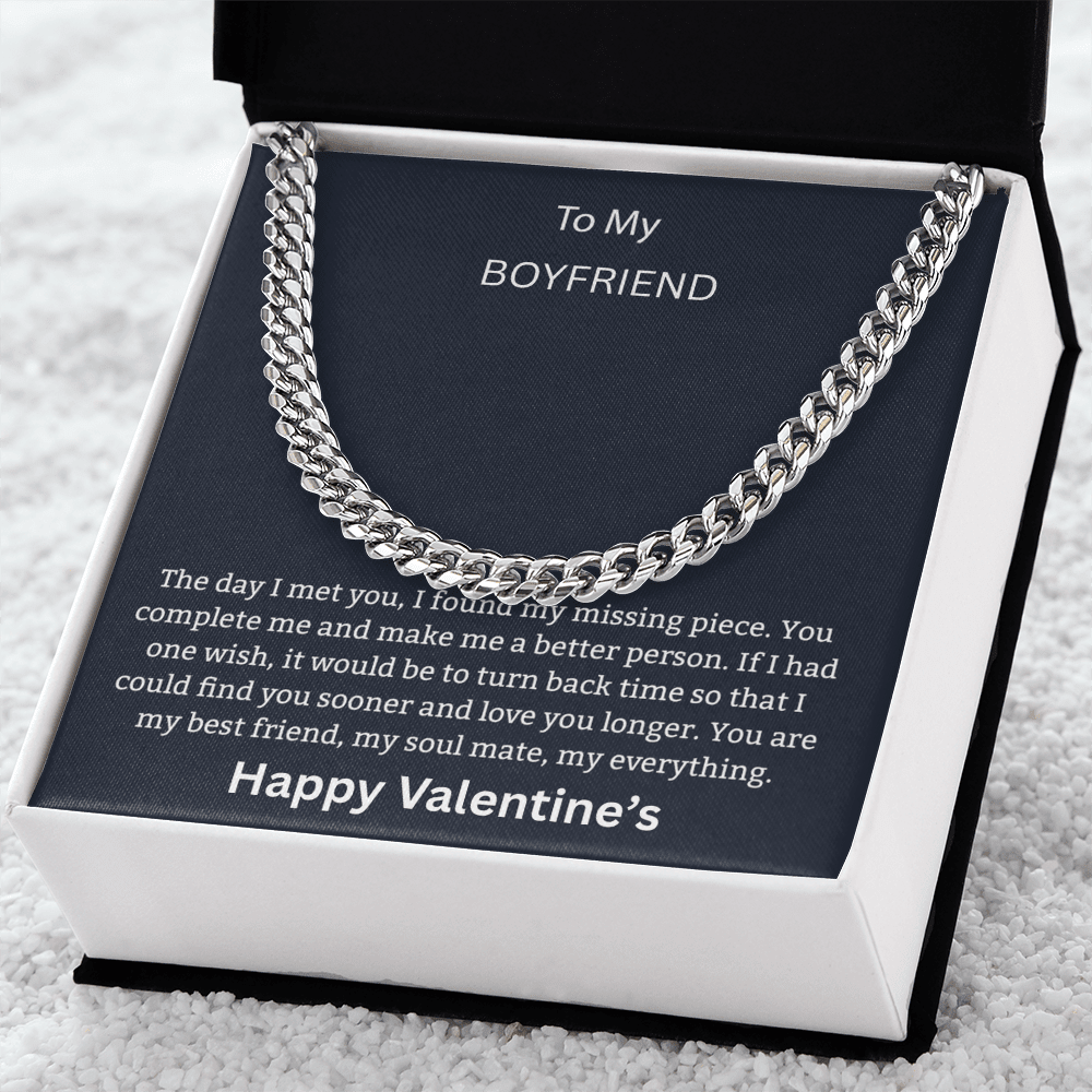 To My Boyfriend So Glad I found You - Happy Valentine's Day - Gilded Age Store