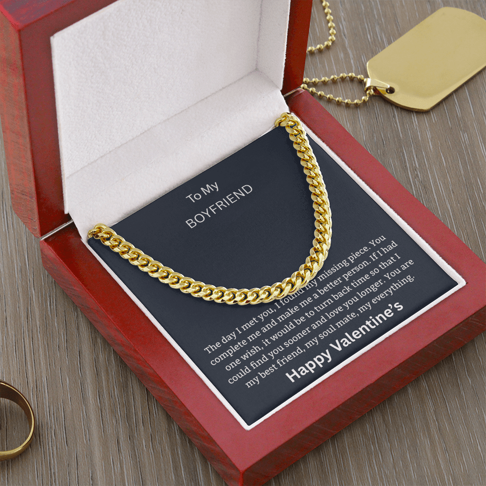 To My Boyfriend So Glad I found You - Happy Valentine's Day - Gilded Age Store