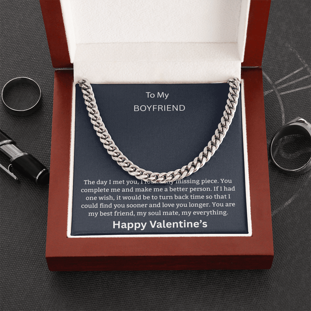 To My Boyfriend So Glad I found You - Happy Valentine's Day - Gilded Age Store
