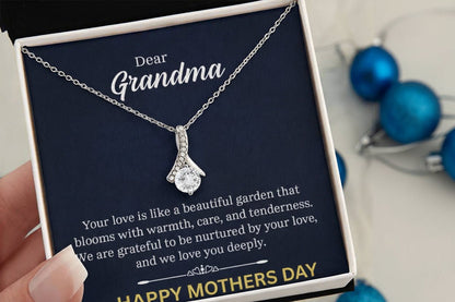 Happy Mothers Day Grandma Necklace - Gilded Age Store