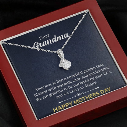 Happy Mothers Day Grandma Necklace - Gilded Age Store