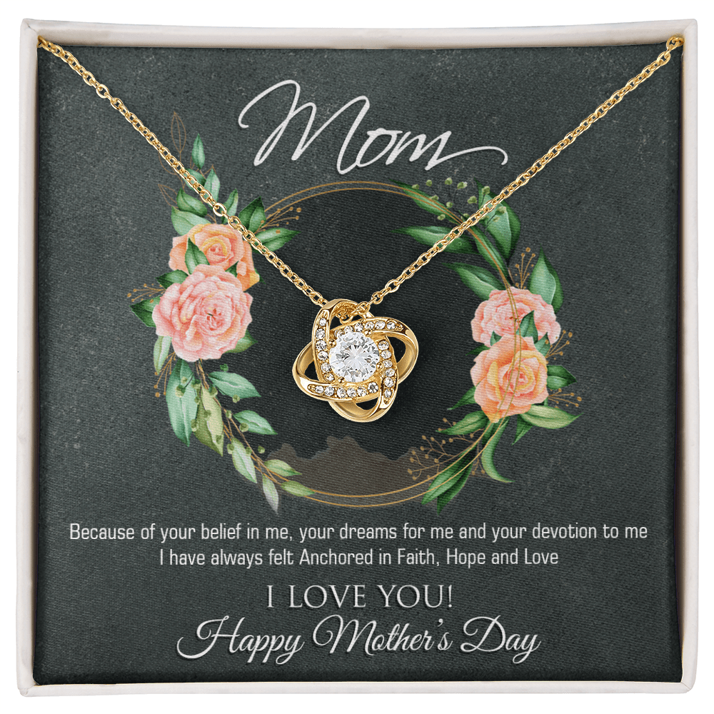 Happy Mothers Day Mom Necklace - Gilded Age Store