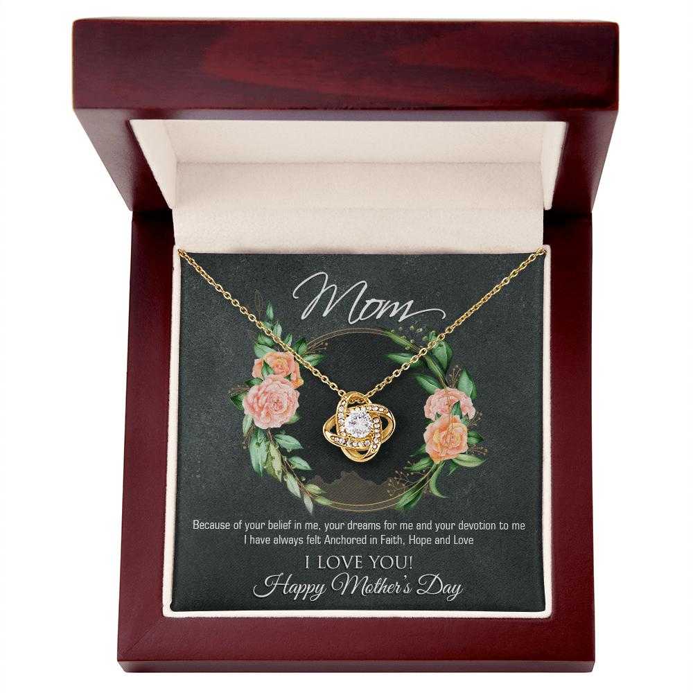 Happy Mothers Day Mom Necklace - Gilded Age Store