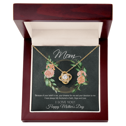 Happy Mothers Day Mom Necklace - Gilded Age Store