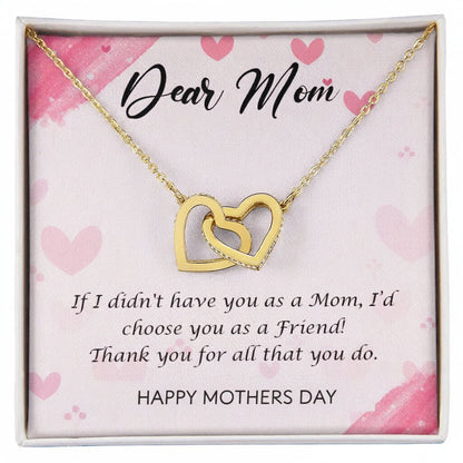 Mothers Day Necklace gift from Daughter complete with beautiful message card. - Gilded Age Store
