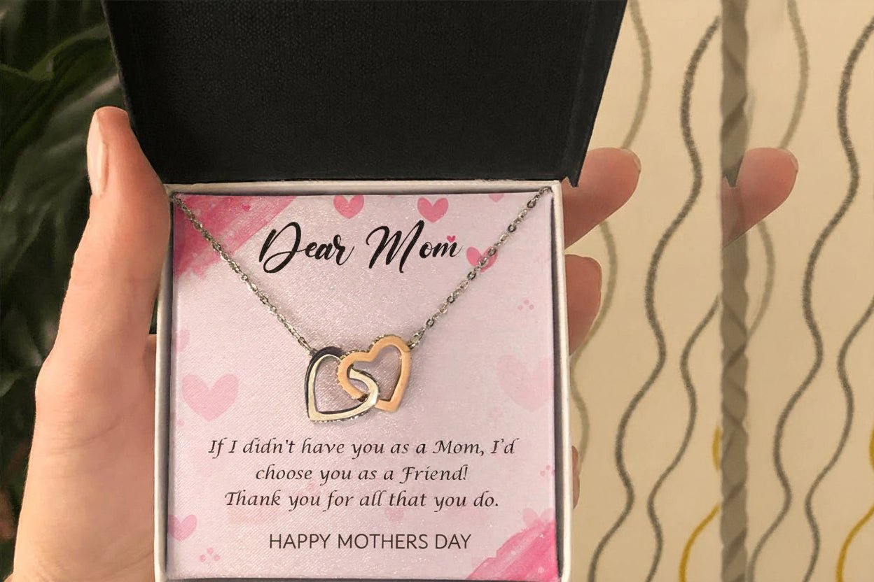 Mothers Day Necklace gift from Daughter complete with beautiful message card. - Gilded Age Store