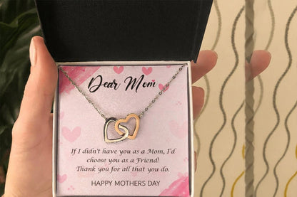 Mothers Day Necklace gift from Daughter complete with beautiful message card. - Gilded Age Store