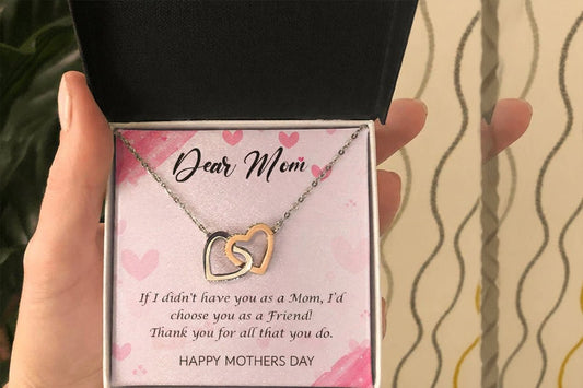 Mothers Day Necklace gift from Daughter complete with beautiful message card. - Gilded Age Store