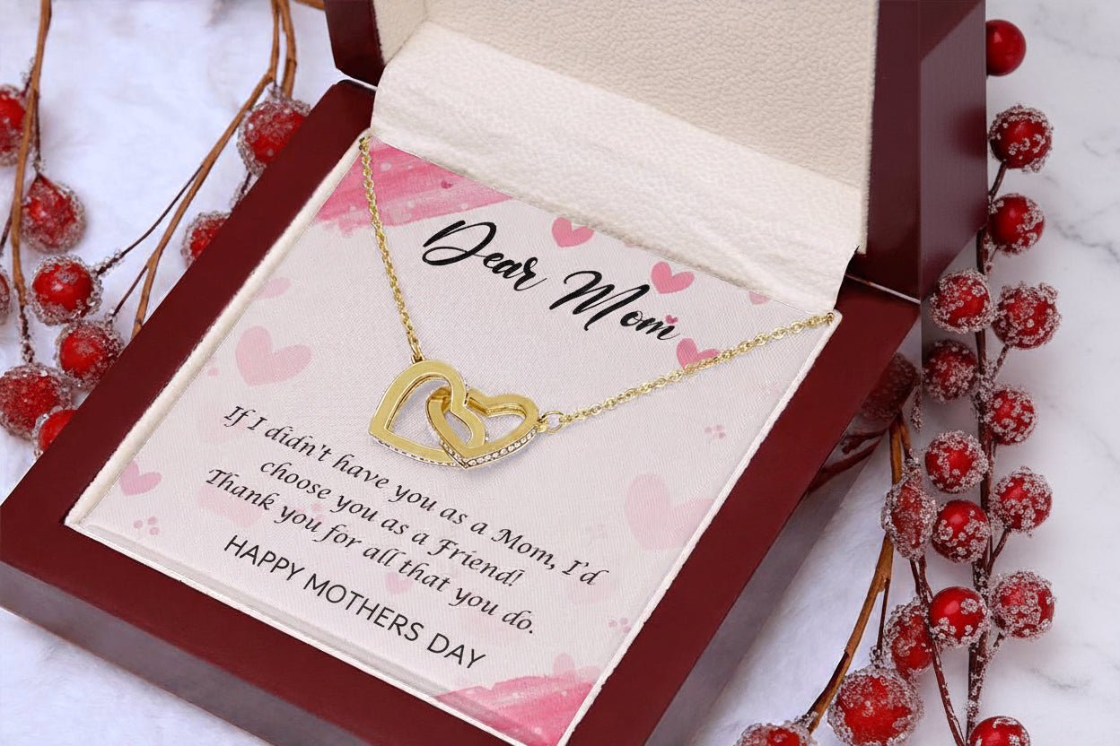 Mothers Day Necklace gift from Daughter complete with beautiful message card. - Gilded Age Store