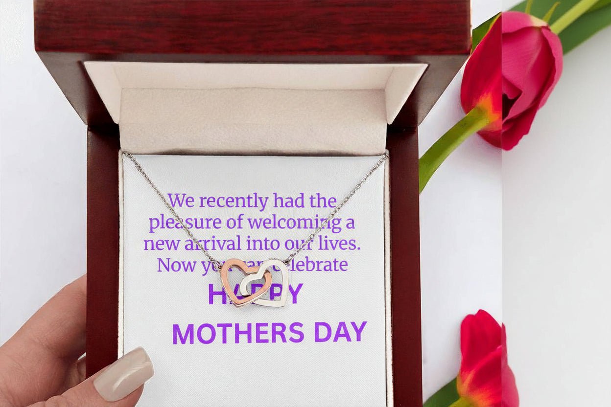 Mothers Day Necklace gift for a first time Mother - Gilded Age Store