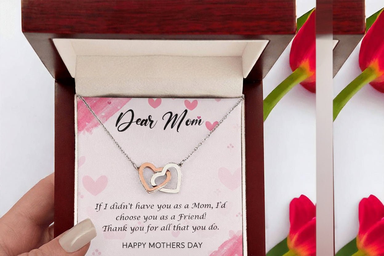 Mothers Day Necklace gift from Daughter complete with beautiful message card. - Gilded Age Store