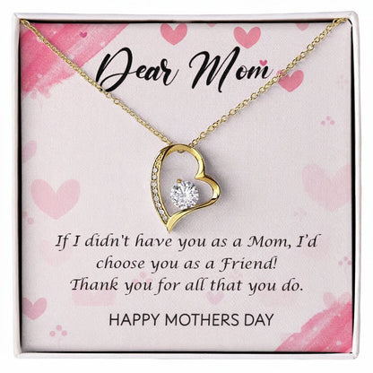 Mothers Day Necklace Gift from daughter. - Gilded Age Store