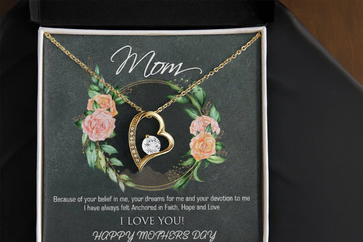 Mothers Day Necklace Gift from son or daughter - Gilded Age Store