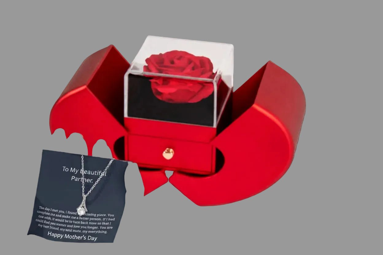 Mother's Day Gift for my beautiful Partner – Handcrafted Ribbon Necklace – Romantic "Beautiful Partner" Keepsake - Gilded Age Store