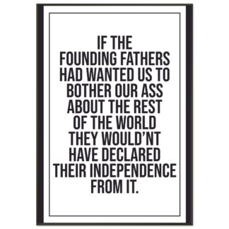 Funny Wall Art - Founding Fathers